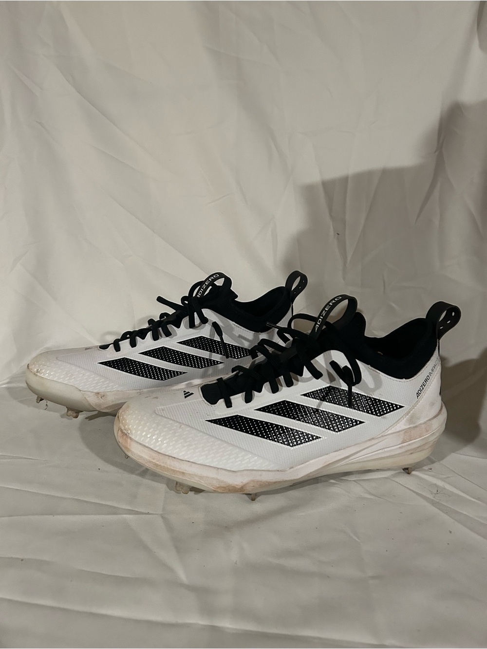 Adidas Adizero Impact 2.0 ‘White/Black’ Metal Baseball Cleats (Size 11)